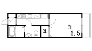 ソルジェンテ御影【3階】の間取り