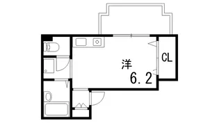 ベルロード六甲【3階】の間取り