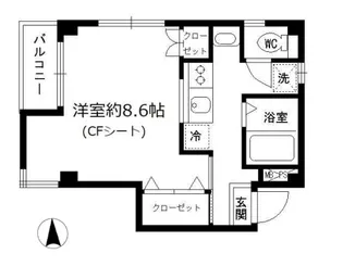 コート向森【2階】の間取り