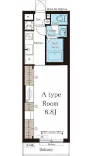 リブリ・シーサイドコート芦屋【2階】の間取り