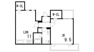 岡本Rd12【1階】の間取り