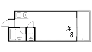 ドルム芦屋川【2階】の間取り