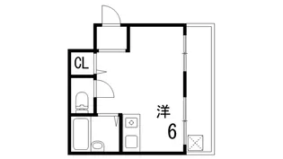 1Kの間取り画像