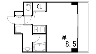 アイローズ芦屋【5階】の間取り