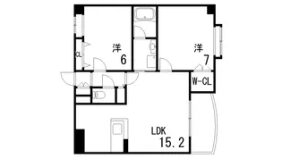 シティプラザ芦屋西【3階】の間取り