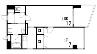 ロイヤル六甲駅前【6階】の間取り