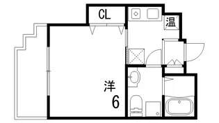 エトワール王子【5階】の間取り