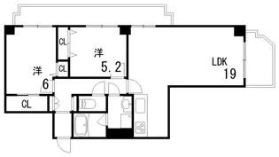芦屋楠町パインクレスト【1階】の間取り