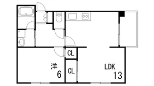 アドレスⅡ【4階】の間取り