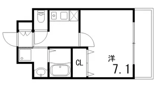 ブルーパール御影【3階】の間取り