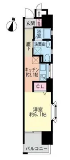 ワコーレエキサイド岡本【4階】の間取り