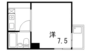 メモリーハイム【1階】の間取り