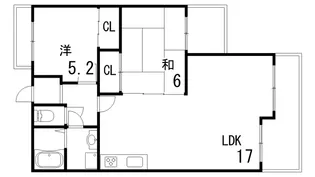 フォーラムノリタケ1番館【2階】の間取り