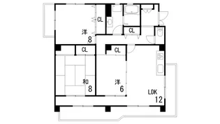 丸一ビル【3階】の間取り
