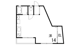 松原ハイツ【2階】の間取り