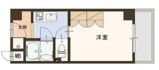 芦屋精道町アネックス【2階】の間取り