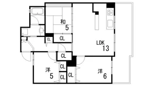 ワコーレ神戸森北町【2階】の間取り