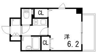 アルシュ住吉【2階】の間取り