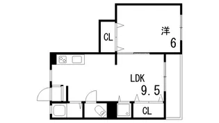 ジ・アークス王子公園【7階】の間取り