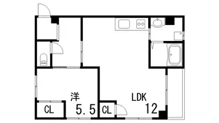 プチ・シャトーあけぼの【3階】の間取り