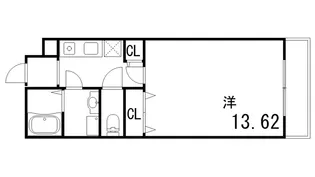 ビューテラス岡本【2階】の間取り