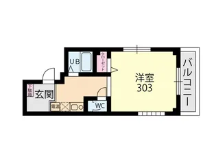 ルネ六甲【3階】の間取り