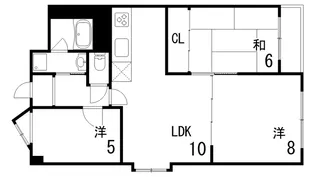 吉光アドニス芦屋【3階】の間取り