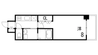 Xing CUBE ONE【3階】の間取り