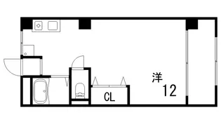 汐見マンション【2階】の間取り