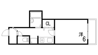 プラシード六甲【3階】の間取り