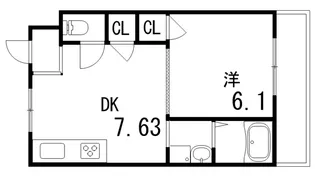 シャレー北青木【1階】の間取り