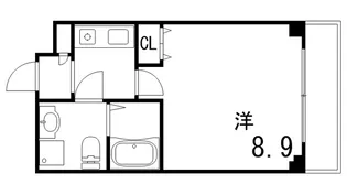 ビューテラス岡本【1階】の間取り