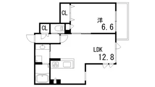 N-CUBE【3階】の間取り