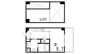 PH5【7階】の間取り