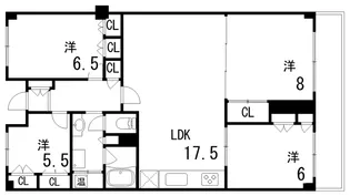 朝日ヶ丘アーバンライフ【1階】の間取り