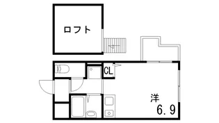 ヴィレッタ魚崎Ⅱ【2階】の間取り