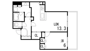 御影タワーレジデンス【8階】の間取り