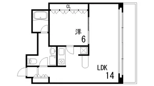イーストコート2番街【11階】の間取り