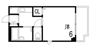 サンハウス御影本町【4階】の間取り
