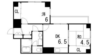 マンション逸【1階】の間取り
