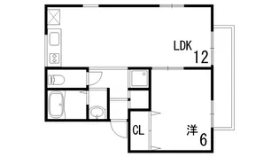 メイプルハイツⅡ【1階】の間取り