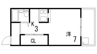 プティアプティ【2階】の間取り
