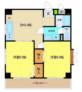 アモンコート2【2階】の間取り