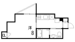 BELAIR住吉【2階】の間取り