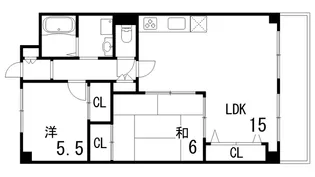 プラザインペリアル【2階】の間取り
