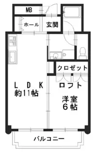 モンヴィラージュ本山【4階】の間取り
