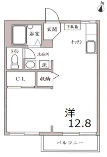 ルミエールモトヤマ【2階】の間取り