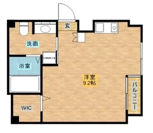 クラウンシティ本山【1階】の間取り
