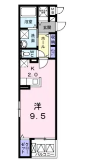 ボニート魚崎【4階】の間取り