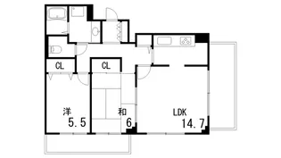 芦屋ガーデン【2階】の間取り
